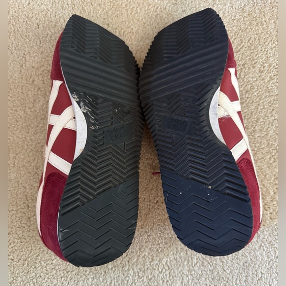 Asics Onitsuka New York Tiger Shoes Men's 11.5 Red & White Athletic Shoes - Picture 3 of 7